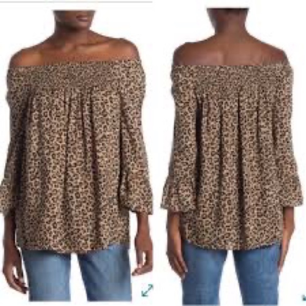 Beachlunchlounge Ellora leopard top